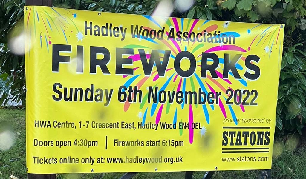 hadley Wood Firework Display