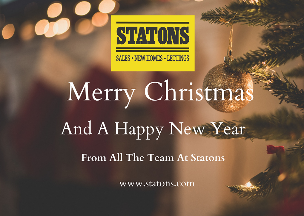 Merry Christmas and Happy New Year Statons Estate Agents in North London