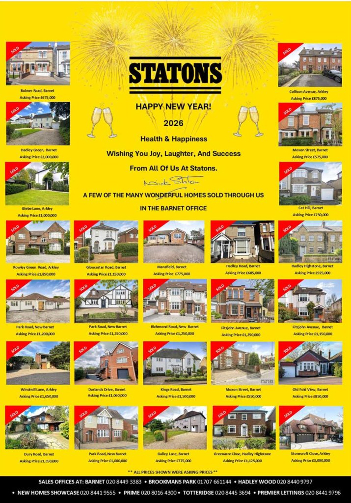 New Year Sold Sheet 2026 - Barnet