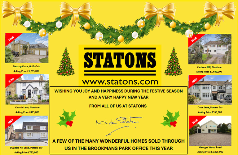Sold By Statons 2025 - Front Cover