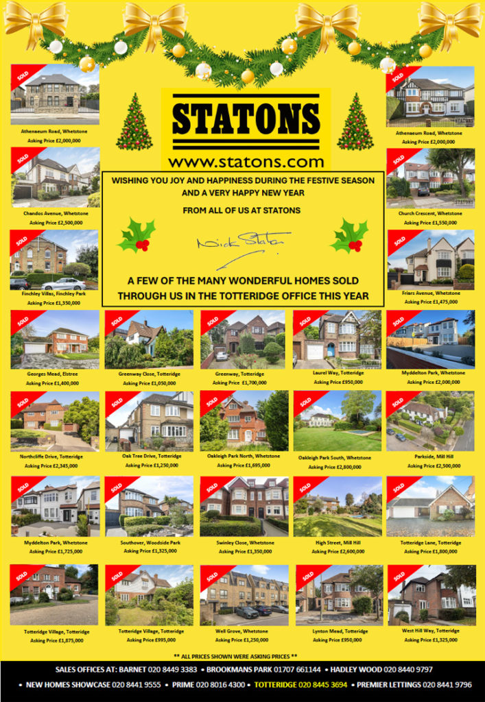 Sold By Statons 2025 - Totteridge